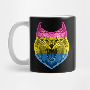 Caracal (Pan / Pansexual Pride Flag) Mug